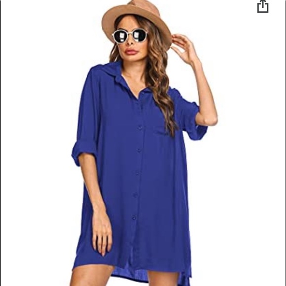 Women's summer dress or Can be Beach Bikini Cover up.     (brand new with tag) - Picture 2 of 2